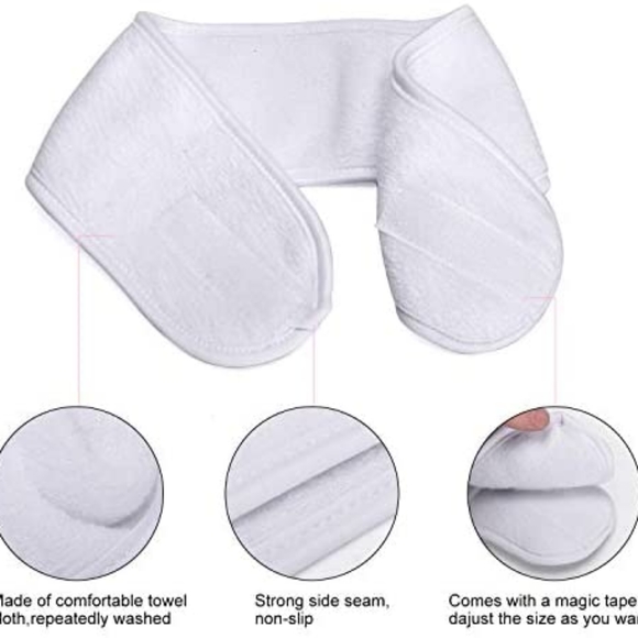 *FREE* New Terry Cloth Spa Headband - Picture 2 of 7